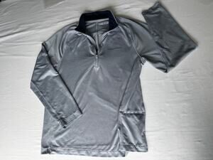 Vineyard Vines Performance Sankaty Quarter Zip Pullover Gray Men’s Small Small